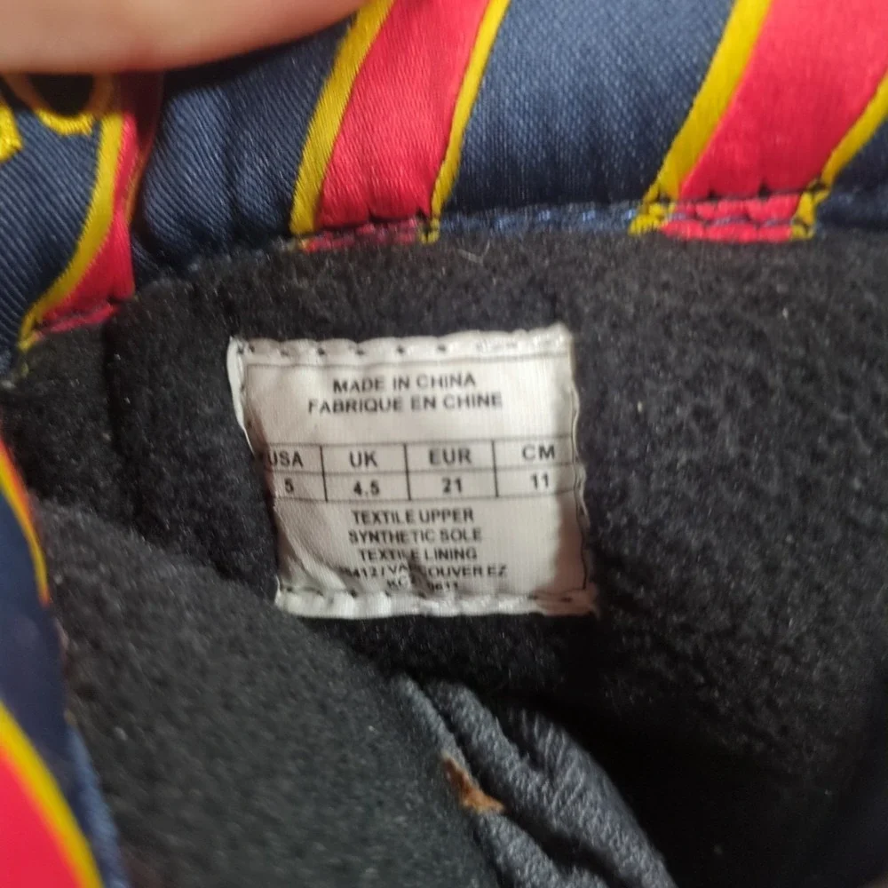 Polo Ralph Lauren Vancouver EZ Snow Boots Toddler Unisex Size 5 Waterproof Gray
